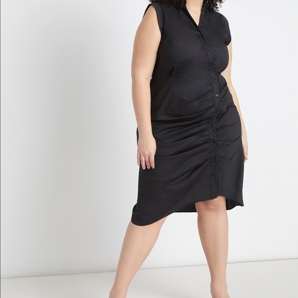 Eloquii Dresses & Skirts - Eloquii Shirtdress with Pleated Skirt NWT Size 16 Eloquii Dresses & Skirts - Eloquii Shirtdress with Pleated Skirt NWT Size 16